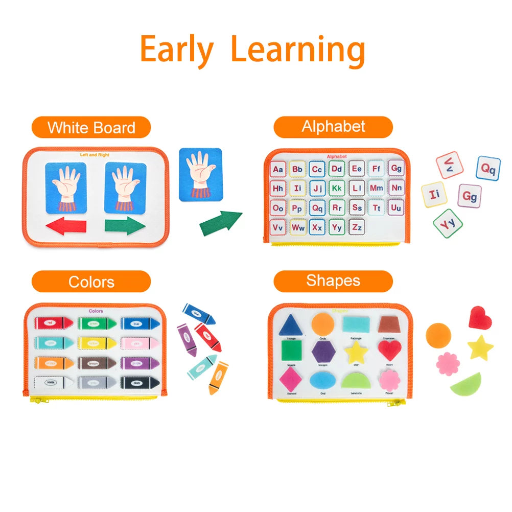 Montessori-Inspired Busy Board Educational Toy for Toddlers Aged 2-4 Years, Ideal for Preschool Learning Activities for Boys and Girls