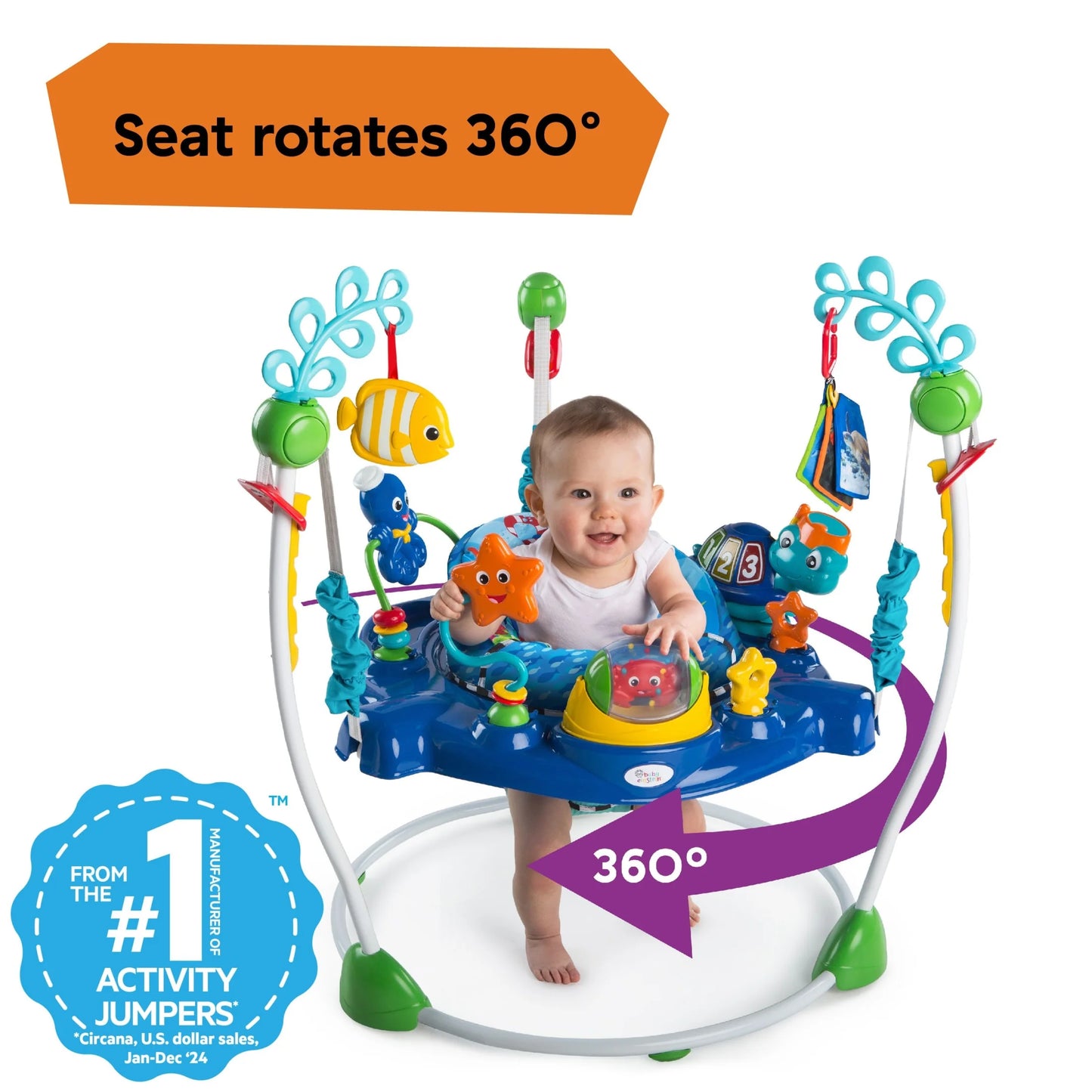 Neptune's Ocean Discovery Jumper Activity Center for Infants 6 Months and Older