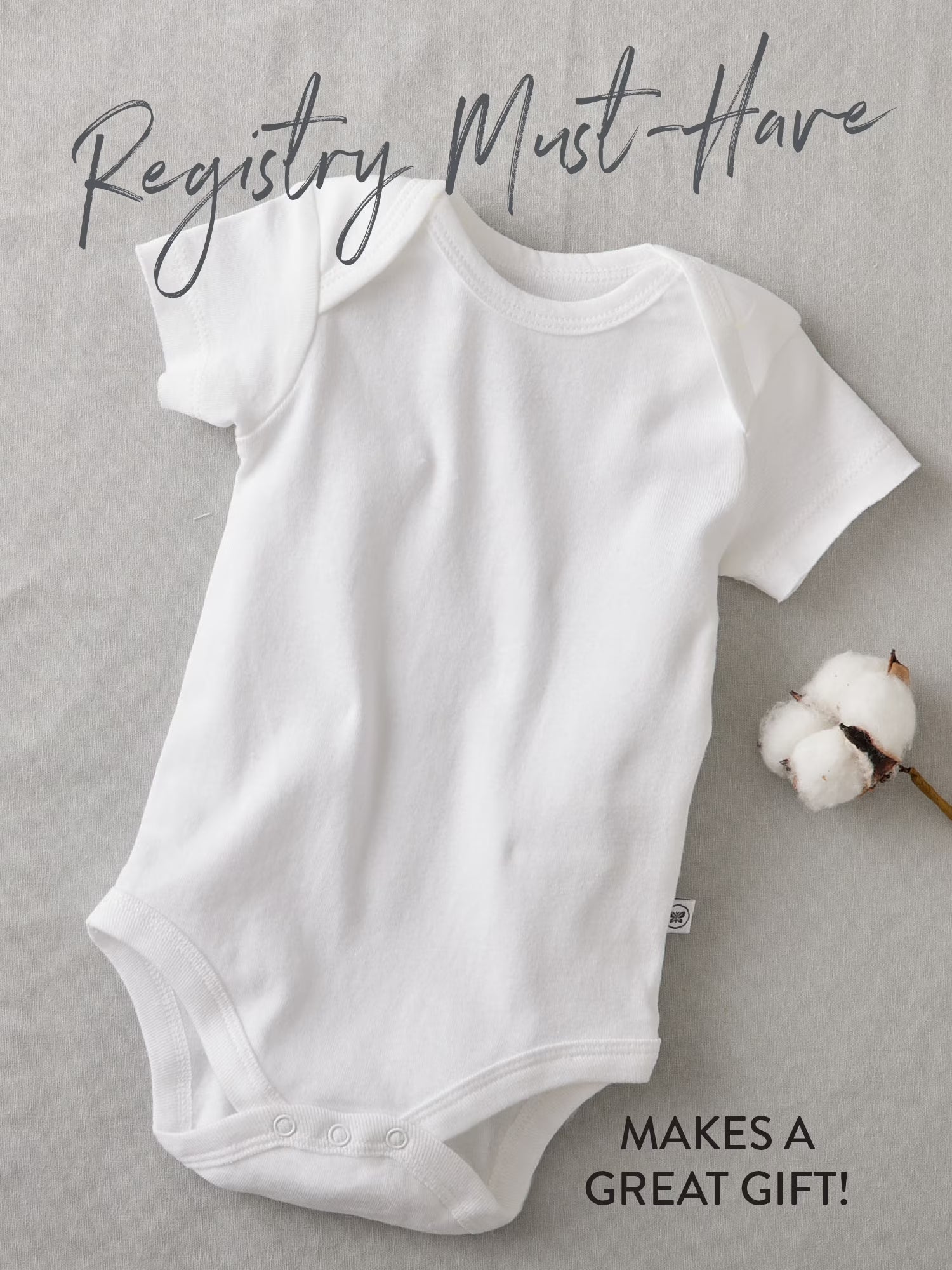 Baby Boy or Girl Gender Neutral Organic Cotton Short Sleeve Bodysuits, 3 Pack (Preemie-24 Months)