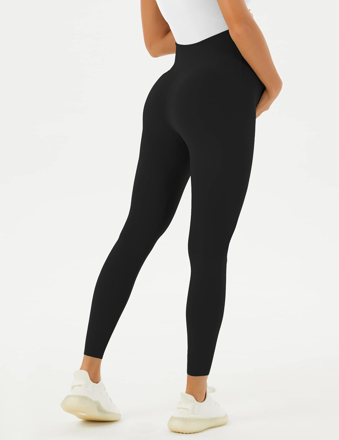 Women'S Maternity Leggings over the Belly Pregnancy Workout Leggings Full Length Pregnant Active Wear Yoga Pants