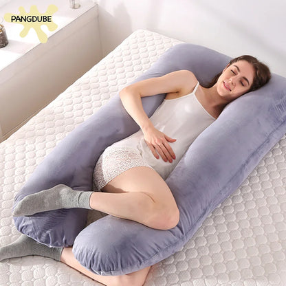 1.3KG Cotton Maternity Pillow for Pregnant Women - Versatile Pregnancy and Breastfeeding Cushion